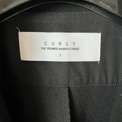 CURLYテーラードジャケットBLACK  size 2 の画像