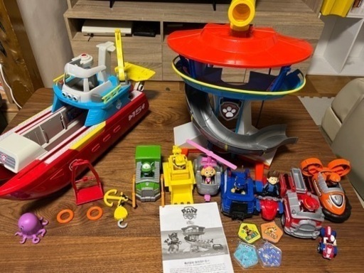 パウパトロール シーパトローラー他、おもちゃセット