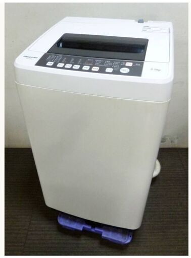 激安　売り切り　Hisense　ハイセンス　洗濯機　5.5㎏　HW-T55A　動作良好　風乾燥　スリム　単身