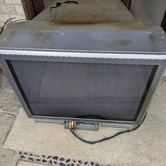【ジャンク品】ブラウン管テレビとビデオデッキ