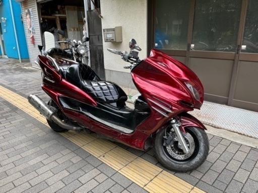 YAMAHA マジェスティ　希少マフラー4発スピーカー LED付き