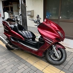 YAMAHA マジェスティ　希少マフラー4発スピーカー LED付き