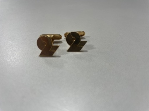 14金・鉄道労働組合解散記念カフス