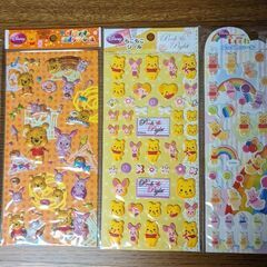 ディズニー　プーさんのシールの画像