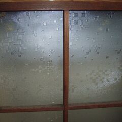 昭和レトロ 模様ガラス【詳細を読んでから問い合わせしてください】の画像