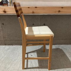 商談中【京都市内配達可】ダイニングチェア 2脚セット ナチュラル×白の画像