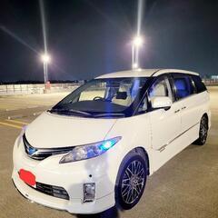 値下げ４０万円★人気モデルエスティマハイブリッドXグレード★両パワスラ★車検２年付★事故歴無★フリップダウンモニター★オットマンシート　の画像