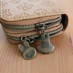 ♪新品未使用♪　miffy おばけミッフィー キーチェーン付きじゃばら財布の画像