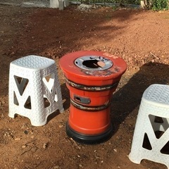 【取引済】七輪 練炭 火鉢　アウトドア　BBQ    昭和レトロ