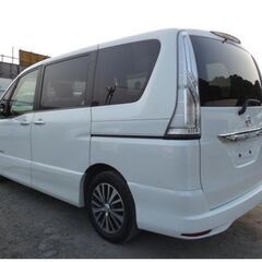 ■630★日産　セレナ　ハイウェイスターS-ハイブリッド（平成26年）★スマートキー★両側Ｐスラ★ＳＤナビ★Ｂカメ★クルコン★ＥＴＣ★ＬＥＤライト★フォグ★レーンアシスト★ＴＲＣ★ウインカーミラー★純正ＡＷ★の画像