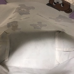 トートバック　ナイロン　くまさん　カバンの画像