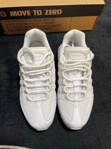 NIKE エアマックス95 トリプルホワイト　24センチ