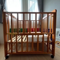 ミニベビーベッド、専用布団セット　お譲りします！