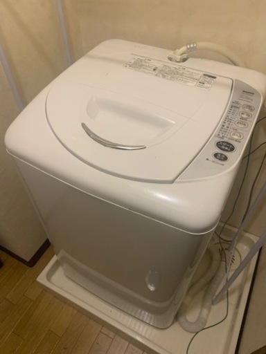 SANYO 洗濯機 ASW-EG50A(W)とパイプラック (すえつぐ) 掛川の生活家電
