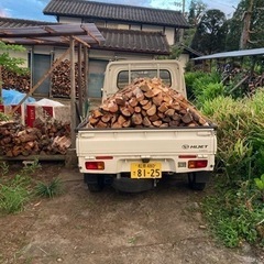 薪 軽トラ山盛り2