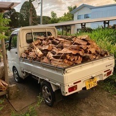 薪 軽トラ山盛り2