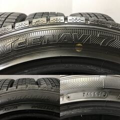 GOODYEAR ICENAVI7 235/45R18 18インチ スタッドレス 4本 バリ溝 レクサスGS VW/パサート/パサートヴァリアント等　(TG978) クレジットカード QR決済可能