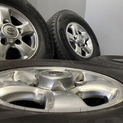 【DUNLOP SJ8 275/70R16】スタッドレス【トヨタ ランクル100 純正ホイール 16インチ 8J5HPCD150+60】バリ溝 ハイグロス　(VTL785) クレジットカード QR決済可能