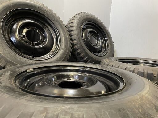 【BSx1 YKx3 6.00-16 6PR】夏タイヤ【三菱 ジープ 純正ホイール 16インチ 4.5J5HPCD139.7】希少 ゲタ山 ジムニーにも　(VTY633)  クレジットカード QR決済可能