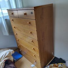 女の子が好きなデザインの収納タンス。