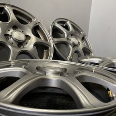 WOODBELL JAPAN Esprine エスプライン 社外ホイール 15インチ 4本 5.5J4HPCD100+50 フィット等　(VHL324)  クレジットカード QR決済可能