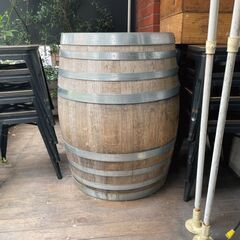 【残り１樽】ワイン樽（木樽）/ テーブル 飲食店 店頭 ディスプレイ