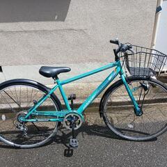 27インチ　6段ギア　自転車