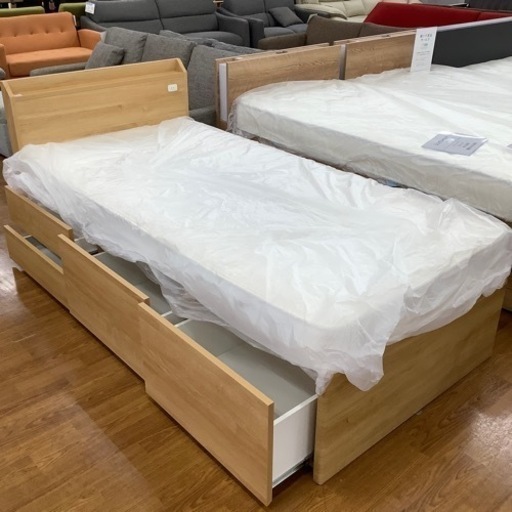 ニトリ 引き出し付きシングルベッド【トレファク 川越店】