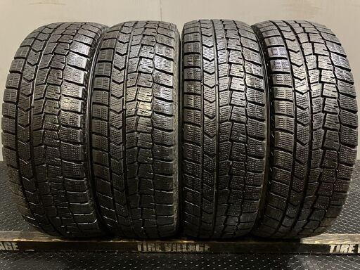 DUNLOP WINTER MAXX WM02 185/60R15 15インチ スタッドレス 4本 21年製 グレイス シャトル ヴィッツ フィット等　(TD023)  クレジットカード QR決済可能