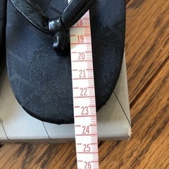 （8/20まで）黒　草履　23.5cmの画像