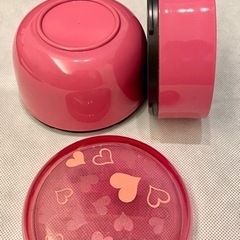 美品 お弁当箱 二段弁当 ピンク 弁当箱 ランチの画像