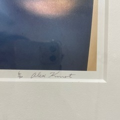 【無料】額入り絵※アレックノストのサイン入りの画像