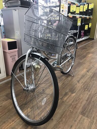 D232 ☆限定特価 整備済み☆ブリヂストン アルベルト シルバー 5段