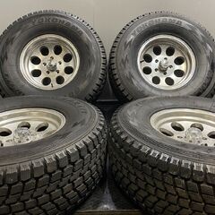 【YOKOHAMA GEOLANDAR i/T LT315/75R16 113Q】スタッドレス【ION ALLOY 16インチ 8J5HPCD127-5】バリ溝　(TD028)  クレジットカード QR決済可能