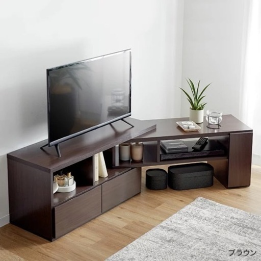 【新品未使用‼】LOWYA ロウヤ New Bruce Ⅱ ニューブルース Ⅱ 95cm~166.5cmテレビ台 ローボード