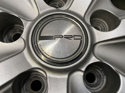 DUNLOP PRD 社外ホイール 17インチ 4本 7J5HPCD114.3+55 ヴェゼル レヴォーグ等　(VHH368)  クレ