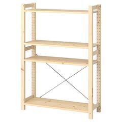 IKEA　IVAR イーヴァル　セット高さ124cm　42cm棚...