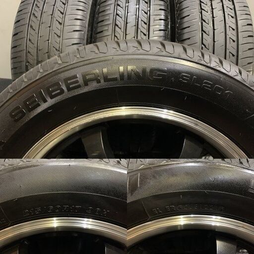 【SEIBERLING SL201 215/60R17】夏タイヤ【G-SPEED 17インチ 7J5HPCD114.3+38】21年製