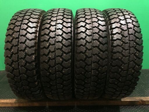 YOKOHAMA LT RADIAL SY109 195R14LT 8PR 14インチ スパイクタイヤ 4本 バリ溝 キャラバン等　(MTI294)  クレジットカード QR決済可能