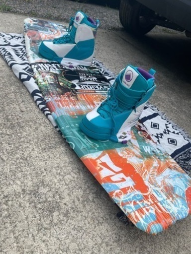 ウェイクボード　ジュース　カバー付き　リキッドフォース