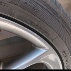 レクサスct200h 純正ホイル、タイヤ４本の画像