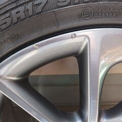 レクサスct200h 純正ホイル、タイヤ４本の画像