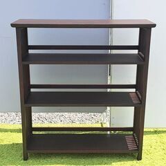 格子棚 書棚 飾り棚 オープンシェルフ 北海道民芸家具 無垢 樺 117型