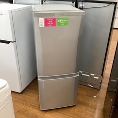 美品★2017年製 三菱 2ドア冷蔵庫★ 中古 146L 2ドア冷蔵庫 ブラック 三菱電機 MR-P15A-B 2017年製