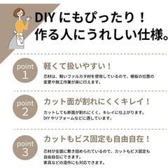 63fk 【訳あり】南海プライウッド 棚板 アートランバーOタイプ シェルホワイト 20×450×900mm O20-153-LWの画像