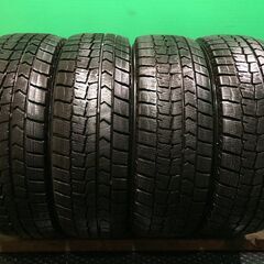 DUNLOP WINTER MAXX WM02 185/60R15 15インチ スタッドレス 4本 20～22年製 バリ溝 ヤリス ヴィッツ フィット等　(MTH364)  クレジットカード QR決済可能