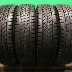 BS BRIDGESTONE BLIZZAK VL1 165R13LT 8PR 13インチ スタッドレス 4本 21年製 バリ溝 タウンエース等　(MTH361)  クレジットカード QR決済可能