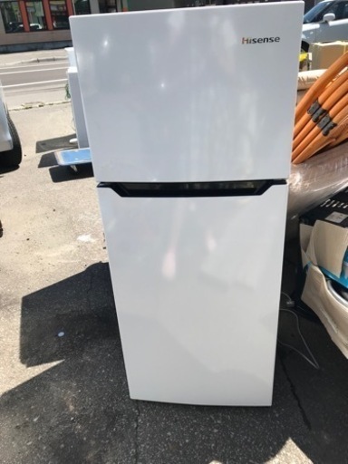 【120L】Hisense ハイセンス 2ドアノンフロン冷蔵庫 エディオンオリジナル ホワイト HR-B1201