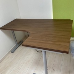 【取引済・ニトリ】L字デスク + ワークチェア エステン 机椅子2点セットの画像