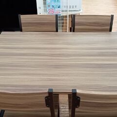 ★ジモティ割あり★  ダイニングテーブル＆椅子4脚セット ブラウン H76.5×D70×W110 クリーニング済み YJ372-YAMAHA 電子ピアノ　